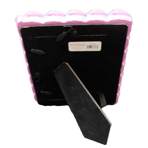 New Purple Birthday Cake Icing Girly Decorated Picture Frame Room Home Decor 4x6 - Picture 2 of 2